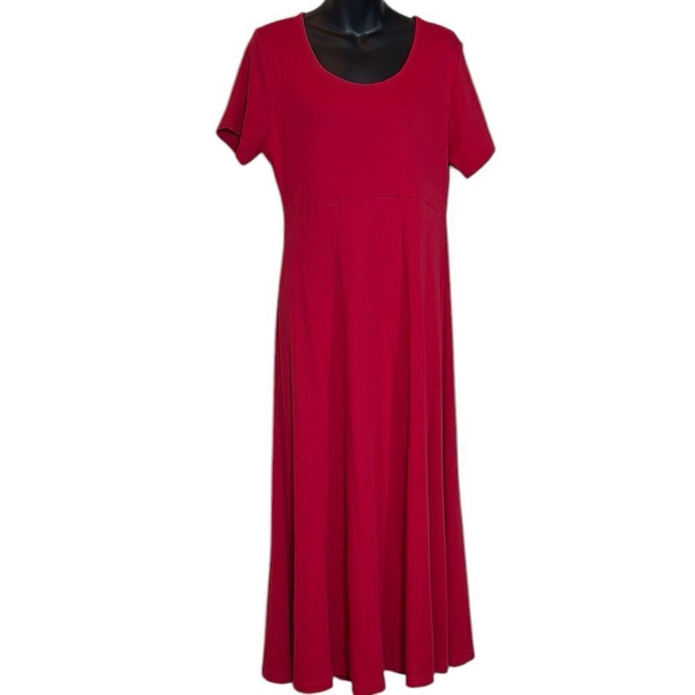 The j peterman‎ company women’s small cotton t shirt maxi dress casual relaxed